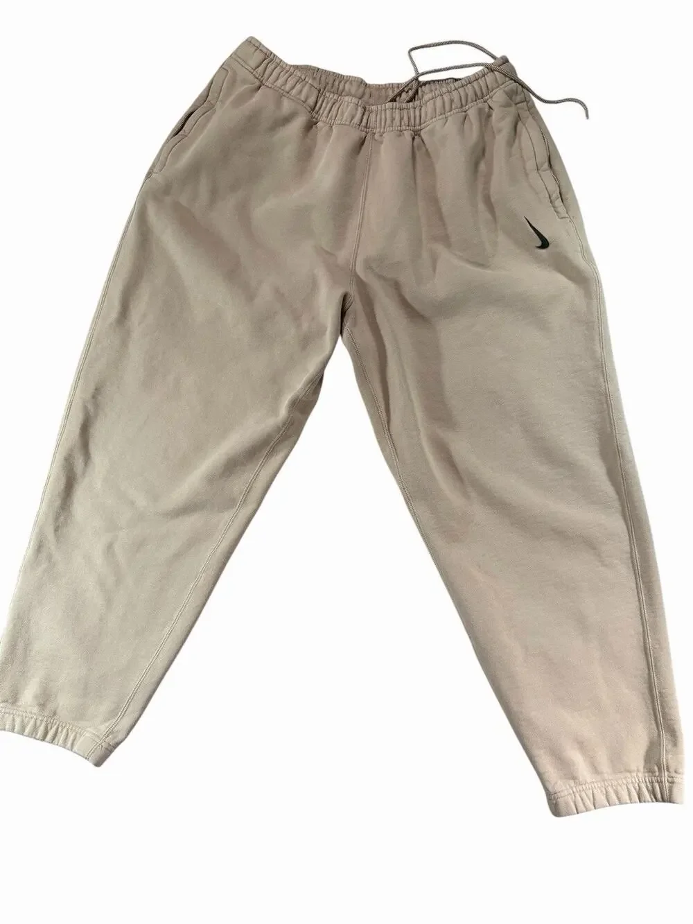 Nike x Billie Eilish Fleece Sweatpants Beige XL Joggers Swoosh Unisex